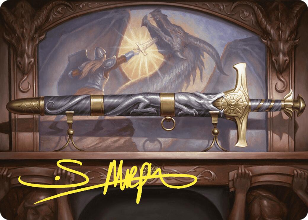 Ancestral Blade Art Card (Gold-Stamped Signature) [Commander Masters Art Series] - Magic: The Gathering - Card Brawlers | Quebec | Canada |