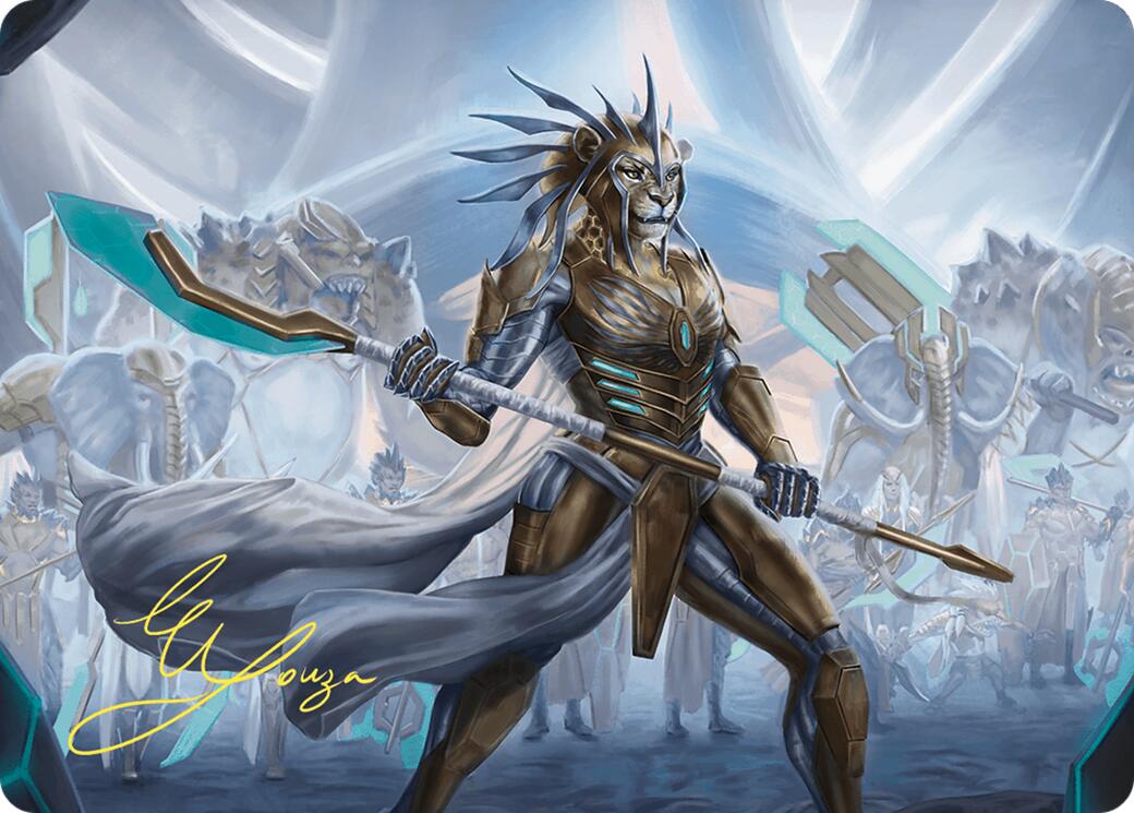 Kemba, Kha Regent Art Card (Gold-Stamped Signature) [Commander Masters Art Series] - Magic: The Gathering - Card Brawlers | Quebec | Canada |