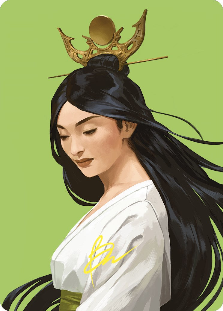 Azusa, Lost but Seeking Art Card (Gold-Stamped Signature) [Commander Masters Art Series] - Magic: The Gathering - Card Brawlers | Quebec | Canada |