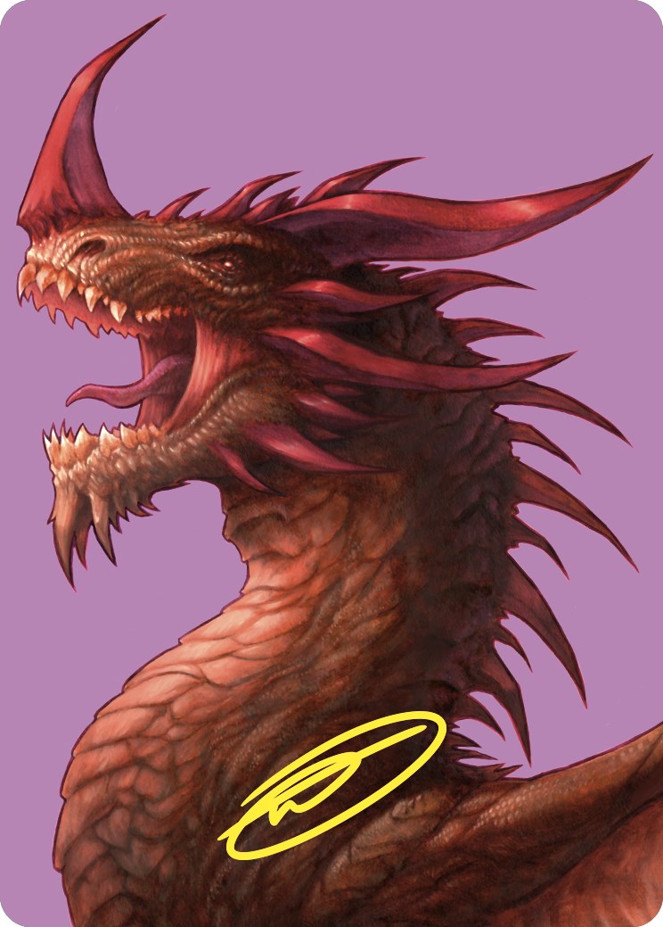 The Ur-Dragon Art Card (Gold-Stamped Signature) [Commander Masters Art Series] - Magic: The Gathering - Card Brawlers | Quebec | Canada |