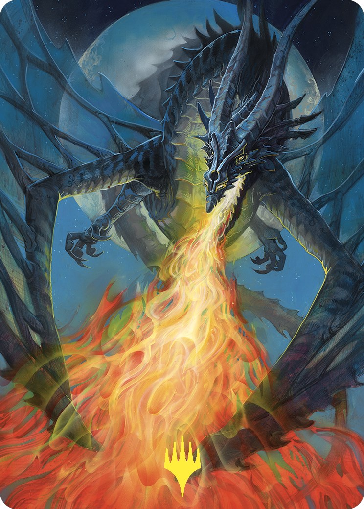 Balefire Dragon Art Card (Gold-Stamped) [Commander Masters Art Series] - Magic: The Gathering - Card Brawlers | Quebec | Canada |