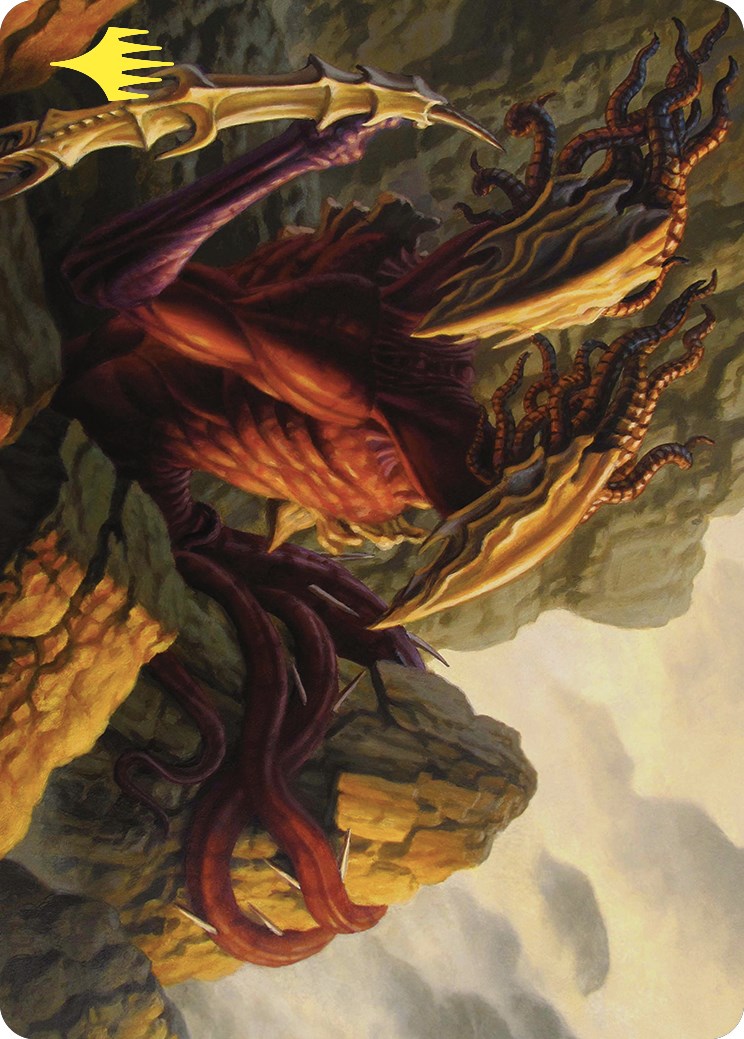 Two-Headed Sliver Art Card (Gold-Stamped) [Commander Masters Art Series] - Magic: The Gathering - Card Brawlers | Quebec | Canada |