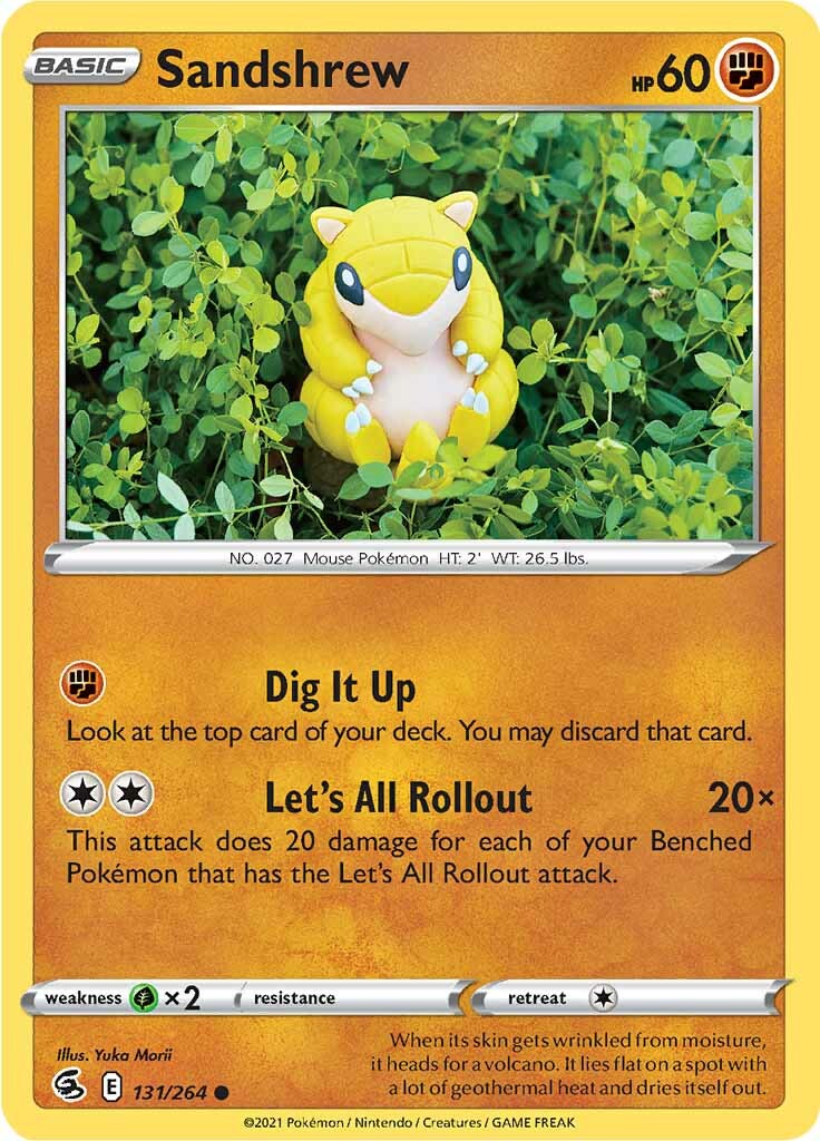 Sandshrew (131/264) [Sword & Shield: Fusion Strike] - Pokémon - Card Brawlers | Quebec | Canada |