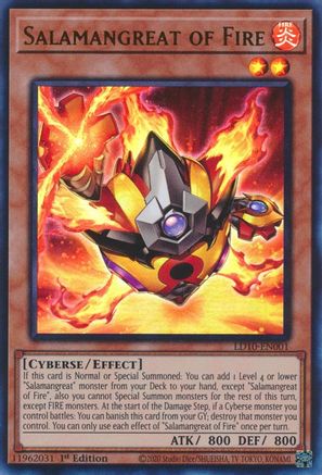Salamangreat of Fire [LD10-EN001] Ultra Rare - Yu-Gi-Oh! - Card Brawlers | Quebec | Canada |