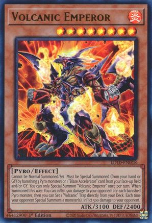 Volcanic Emperor [LD10-EN018] Ultra Rare - Yu-Gi-Oh! - Card Brawlers | Quebec | Canada |
