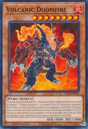 Volcanic Doomfire [LD10-EN029] Common - Yu-Gi-Oh! - Card Brawlers | Quebec | Canada |