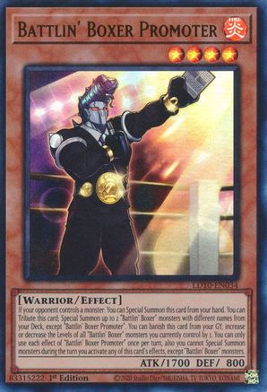 Battlin' Boxer Promoter [LD10-EN034] Ultra Rare - Yu-Gi-Oh! - Card Brawlers | Quebec | Canada |