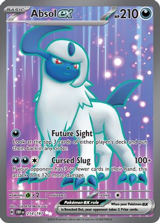 Absol ex (214/197) [Scarlet & Violet: Obsidian Flames] - Pokémon - Card Brawlers | Quebec | Canada |
