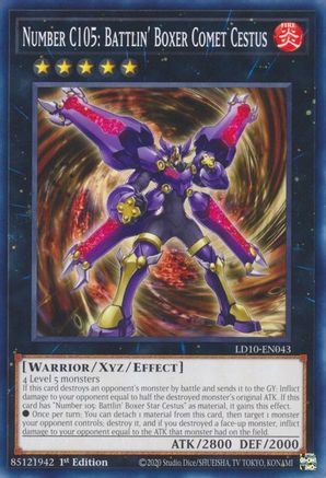 Numéro C105 : La comète Battlin' Boxer Cestus [LD10-EN043] Commune 
