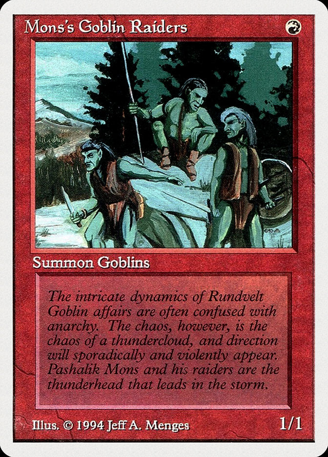 Mons's Goblin Raiders [Summer Magic / Edgar] - Magic: The Gathering - Card Brawlers | Quebec | Canada |
