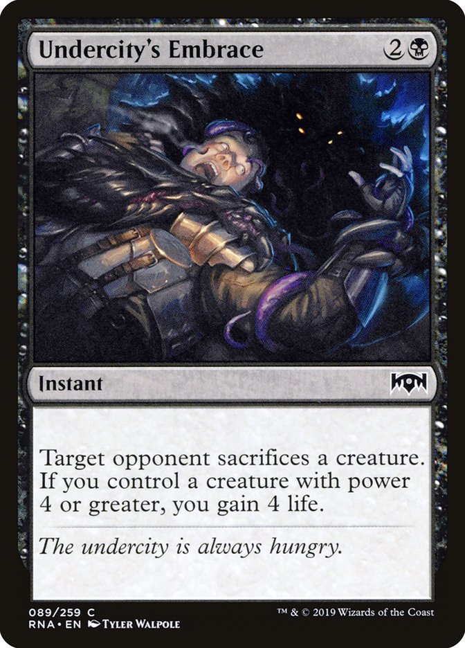 Undercity's Embrace [Ravnica Allegiance] - Magic: The Gathering - Card Brawlers | Quebec | Canada |