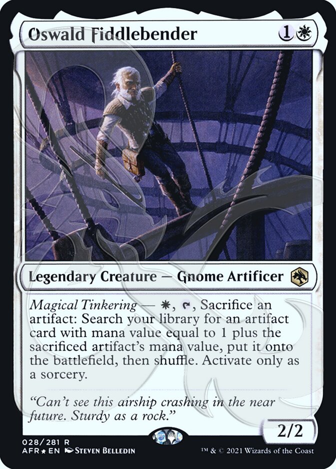 Oswald Fiddlebender (Ampersand Promo) [Dungeons & Dragons: Adventures in the Forgotten Realms Promos] - Magic: The Gathering - Card Brawlers | Quebec | Canada |
