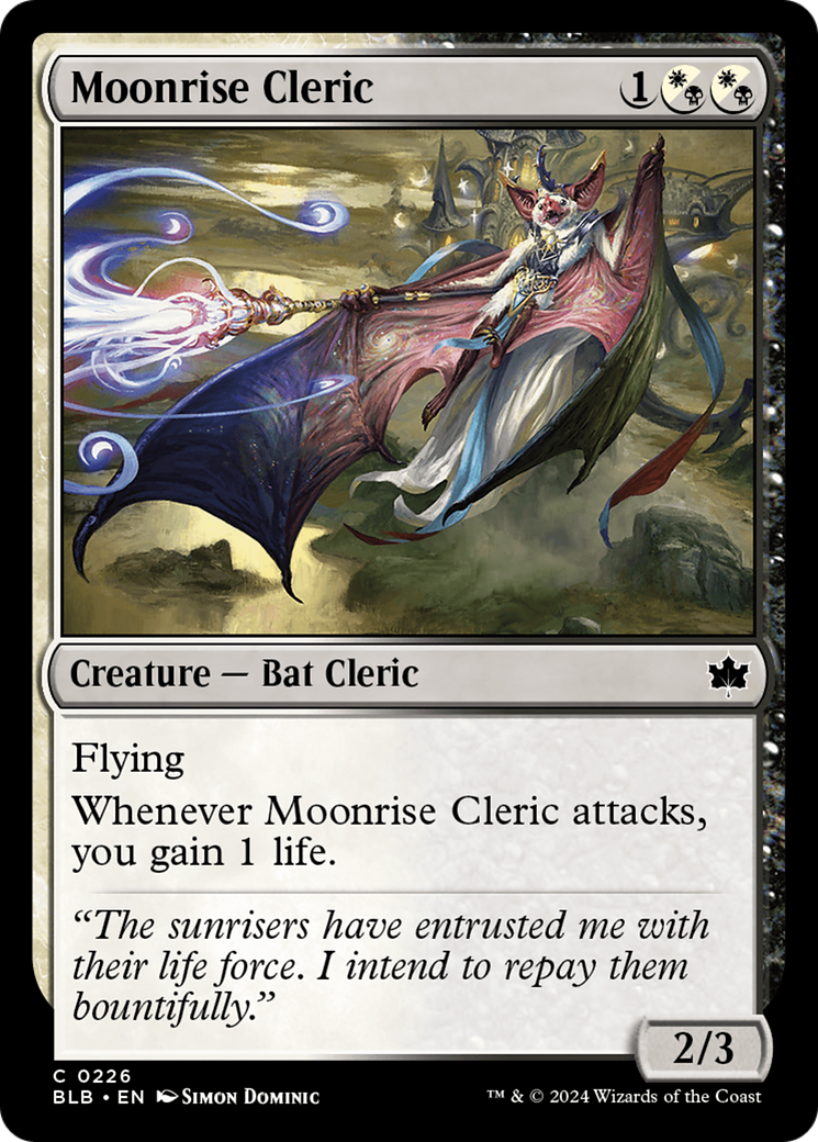 Moonrise Cleric [Bloomburrow] - Magic: The Gathering - Card Brawlers | Quebec | Canada |