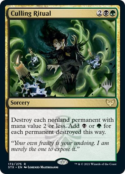 Culling Ritual (Promo Pack) [Strixhaven: School of Mages Promos] - Magic: The Gathering - Card Brawlers | Quebec | Canada |