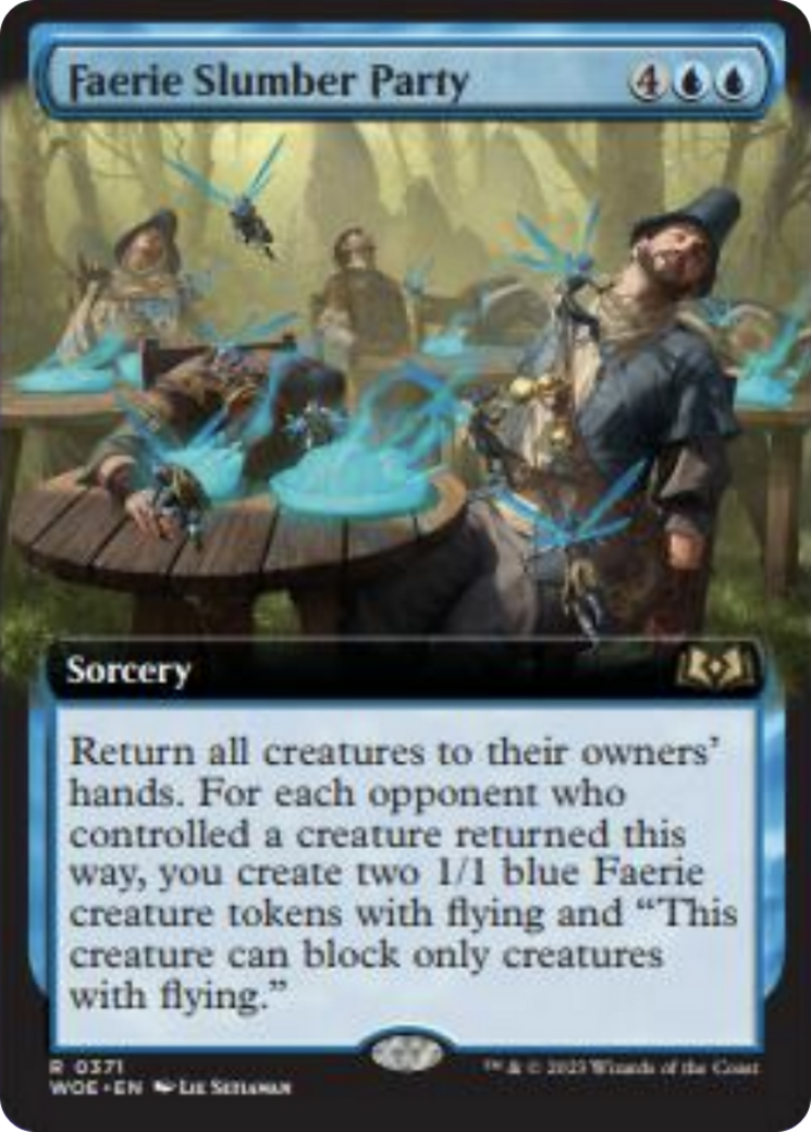 Faerie Slumber Party (Extended Art) [Wilds of Eldraine] - Magic: The Gathering - Card Brawlers | Quebec | Canada |