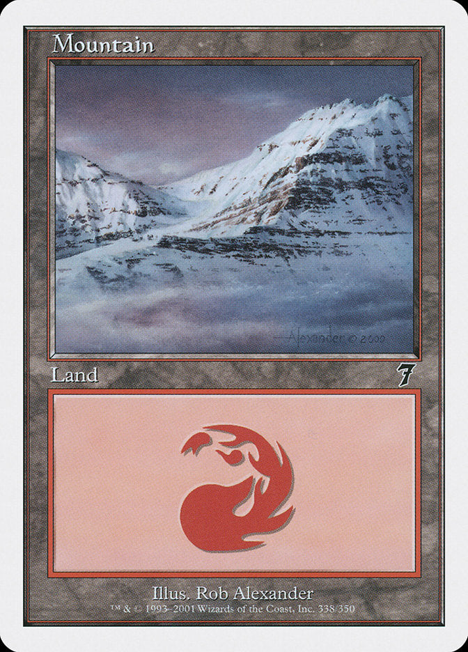 Mountain (338) [Seventh Edition] - Magic: The Gathering - Card Brawlers | Quebec | Canada |