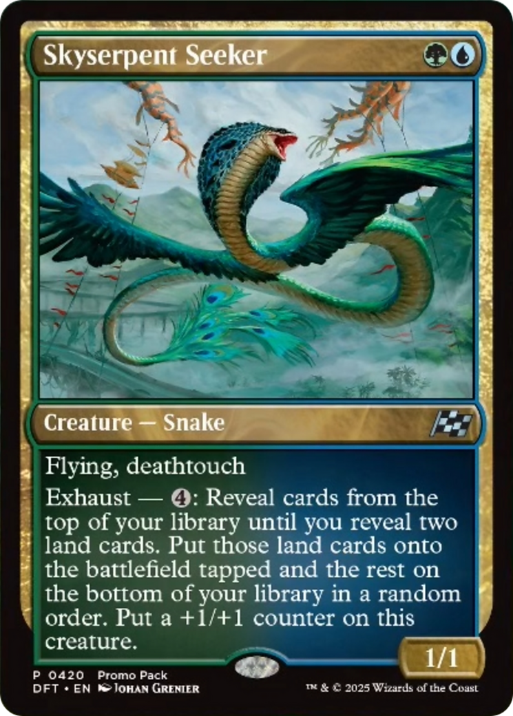 Skyserpent Seeker (Promo Pack) [Aetherdrift Promos] - Magic: The Gathering - Card Brawlers | Quebec | Canada |