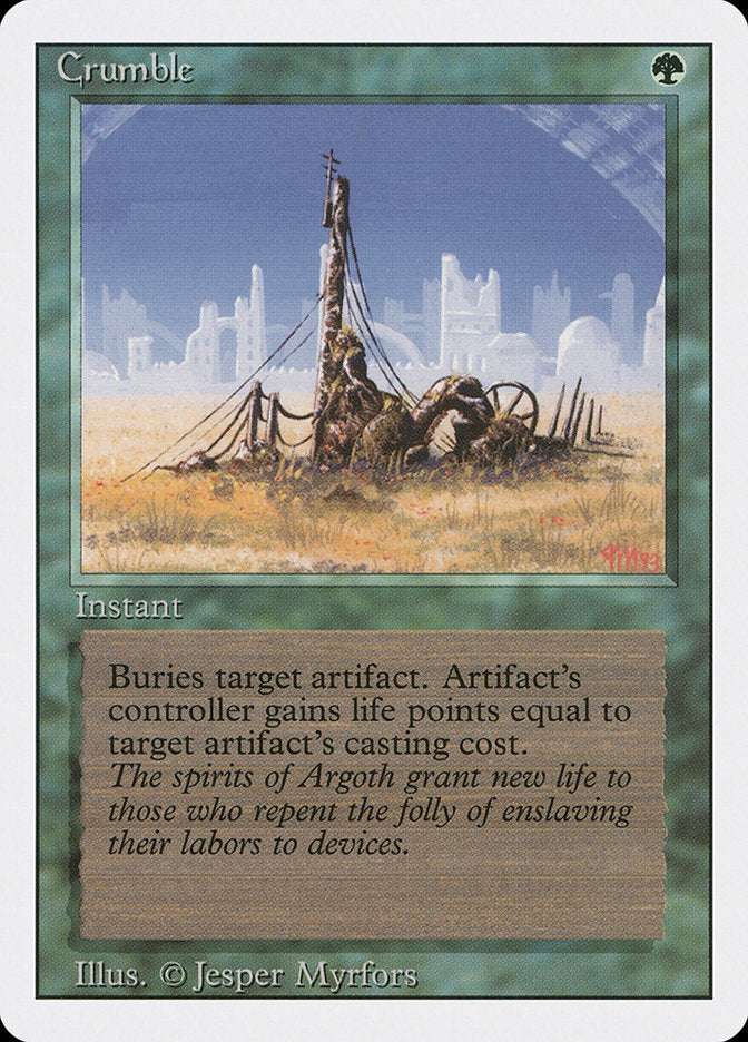 Crumble [Revised Edition] - Magic: The Gathering - Card Brawlers | Quebec | Canada |