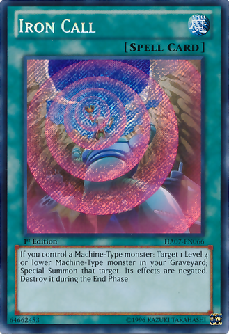 Iron Call [HA07-EN066] Secret Rare - Yu-Gi-Oh! - Card Brawlers | Quebec | Canada |