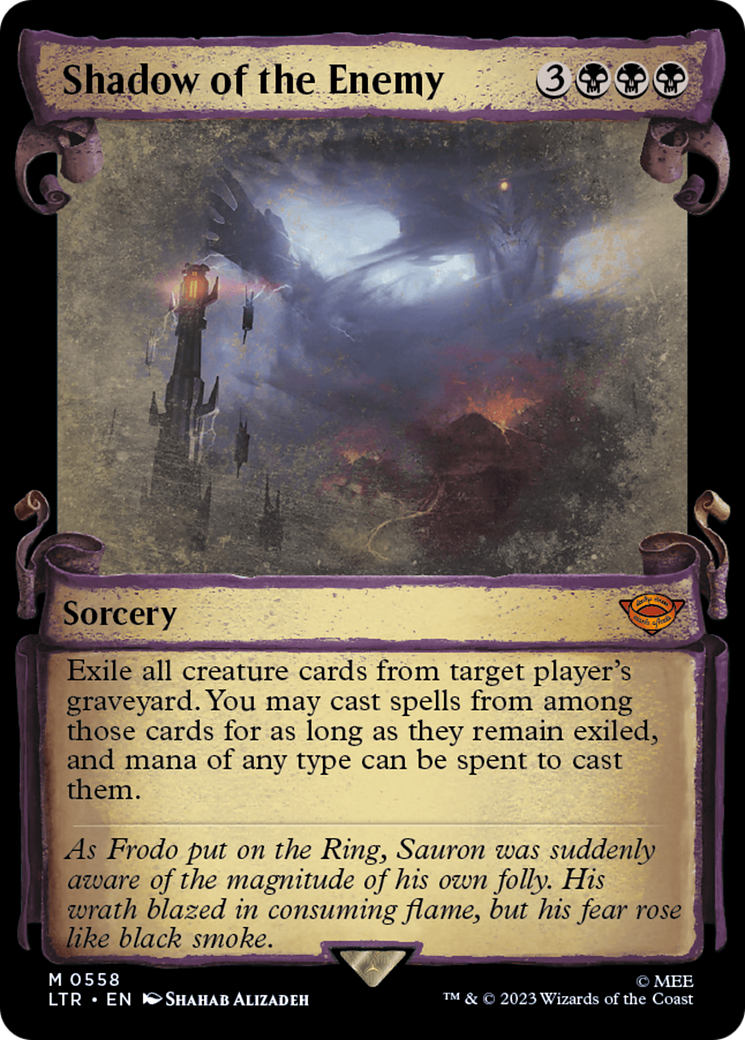 Shadow of the Enemy [The Lord of the Rings: Tales of Middle-Earth Showcase Scrolls] - Magic: The Gathering - Card Brawlers | Quebec | Canada |