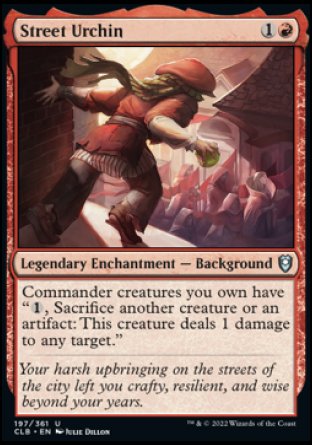 Street Urchin [Commander Legends: Battle for Baldur's Gate] - Magic: The Gathering - Card Brawlers | Quebec | Canada |