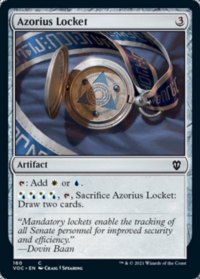 Azorius Locket [Innistrad: Crimson Vow Commander] - Magic: The Gathering - Card Brawlers | Quebec | Canada |