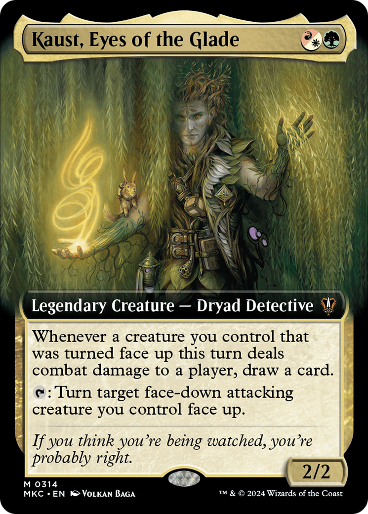 Kaust, Eyes of the Glade (Extended Art) [Murders at Karlov Manor Commander] - Magic: The Gathering - Card Brawlers | Quebec | Canada |