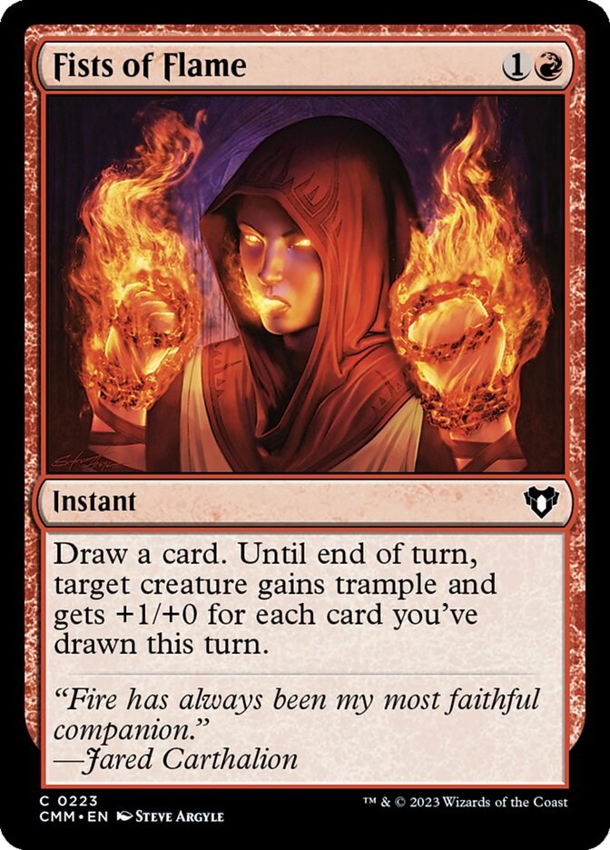 Fists of Flame [Commander Masters] - Magic: The Gathering - Card Brawlers | Quebec | Canada |