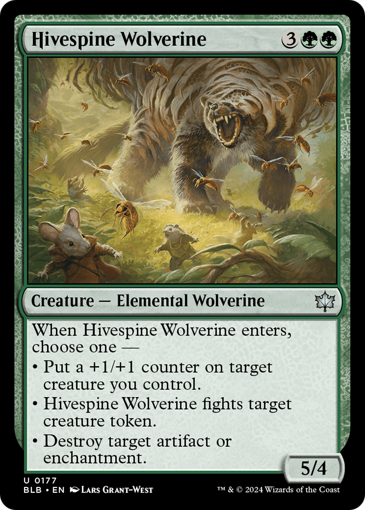 Hivespine Wolverine [Bloomburrow] - Magic: The Gathering - Card Brawlers | Quebec | Canada |