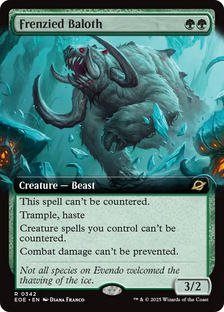 Frenzied Baloth (Extended Art) [Edge of Eternities] - Magic: The Gathering - Card Brawlers | Quebec | Canada |