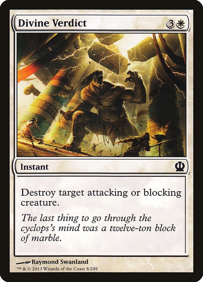 Divine Verdict [Theros] - Magic: The Gathering - Card Brawlers | Quebec | Canada |