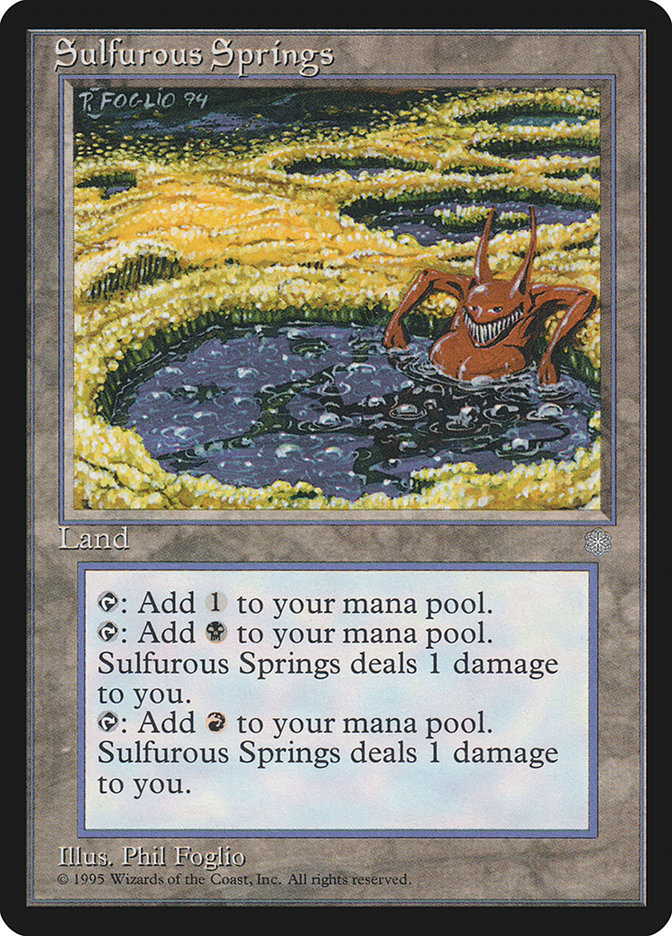 Sulfurous Springs [Ice Age] - Magic: The Gathering - Card Brawlers | Quebec | Canada |
