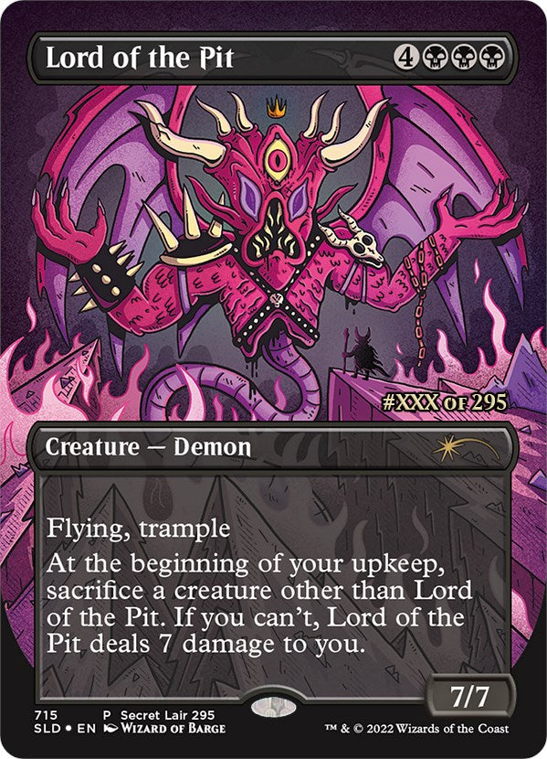Lord of the Pit (Serial Numbered) [Secret Lair Drop Series] - Magic: The Gathering - Card Brawlers | Quebec | Canada |