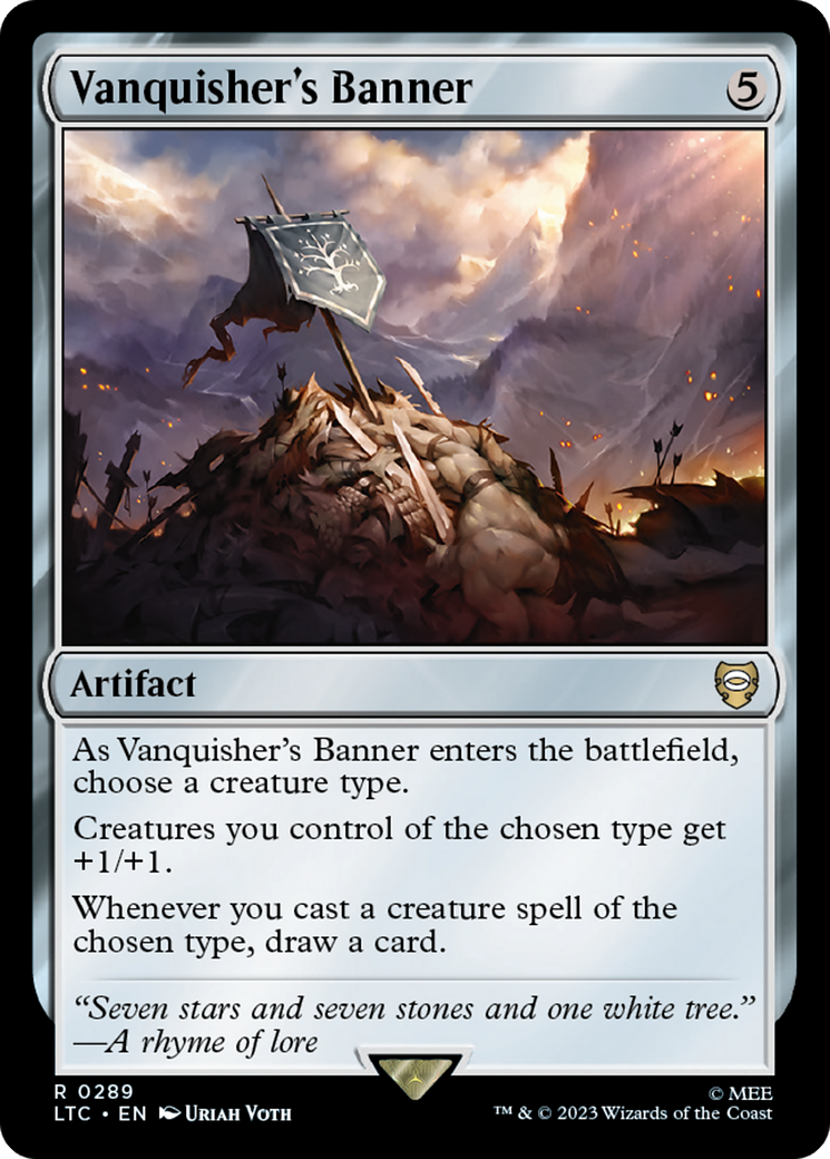 Vanquisher's Banner [The Lord of the Rings: Tales of Middle-Earth Commander] - Magic: The Gathering - Card Brawlers | Quebec | Canada |