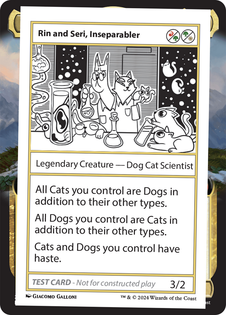Rin and Seri, Inseparabler [Mystery Booster 2 Playtest Cards] - Magic: The Gathering - Card Brawlers | Quebec | Canada |