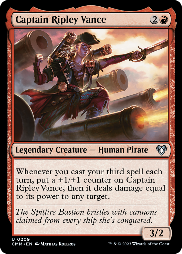 Captain Ripley Vance [Commander Masters] - Magic: The Gathering - Card Brawlers | Quebec | Canada |