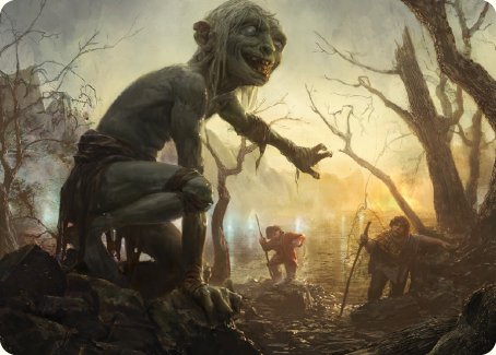 Smeagol, Helpful Guide Art Card [The Lord of the Rings: Tales of Middle-earth Art Series] - Magic: The Gathering - Card Brawlers | Quebec | Canada |
