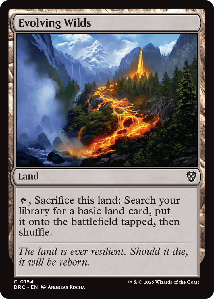 Evolving Wilds (0154) [Aetherdrift Commander] - Magic: The Gathering - Card Brawlers | Quebec | Canada |
