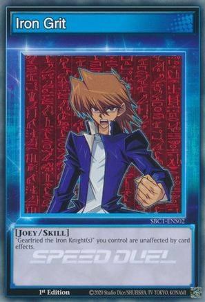 Iron Grit [SBC1-ENS02] Common - Yu-Gi-Oh! - Card Brawlers | Quebec | Canada |