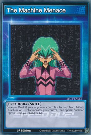 The Machine Menace [SBC1-ENS13] Common - Yu-Gi-Oh! - Card Brawlers | Quebec | Canada |