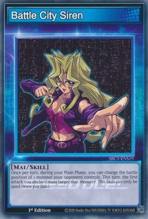 Battle City Siren [SBC1-ENS19] Common - Yu-Gi-Oh! - Card Brawlers | Quebec | Canada |
