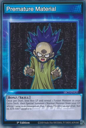 Premature Material [SBC1-ENS20] Common - Yu-Gi-Oh! - Card Brawlers | Quebec | Canada |