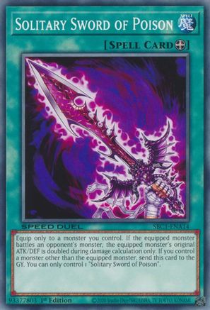 Solitary Sword of Poison [SBC1-ENA14] Common - Yu-Gi-Oh! - Card Brawlers | Quebec | Canada |