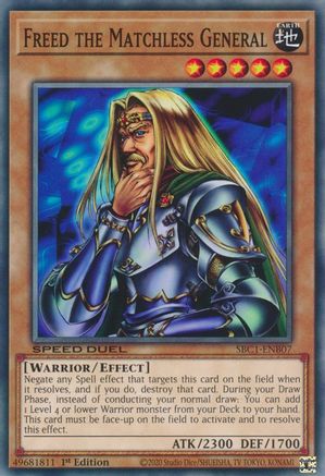 Freed the Matchless General [SBC1-ENB07] Common - Yu-Gi-Oh! - Card Brawlers | Quebec | Canada |