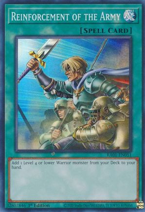 Reinforcement of the Army [SBC1-ENB14] Common - Yu-Gi-Oh! - Card Brawlers | Quebec | Canada |