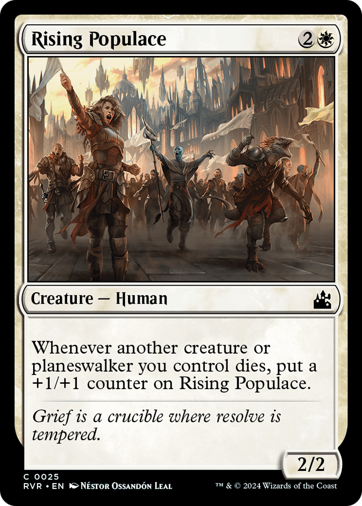 Rising Populace [Ravnica Remastered] - Magic: The Gathering - Card Brawlers | Quebec | Canada |