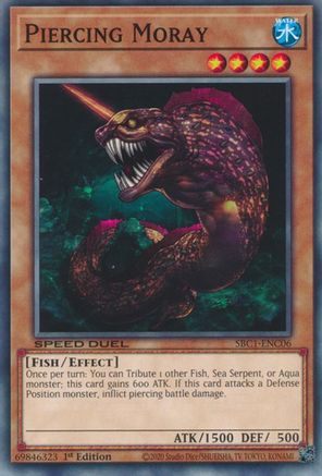 Piercing Moray [SBC1-ENC06] Common - Yu-Gi-Oh! - Card Brawlers | Quebec | Canada |