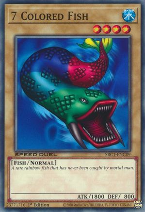 7 Colored Fish [SBC1-ENC09] Common - Yu-Gi-Oh! - Card Brawlers | Quebec | Canada |