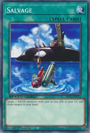Salvage [SBC1-ENC12] Common - Yu-Gi-Oh! - Card Brawlers | Quebec | Canada |