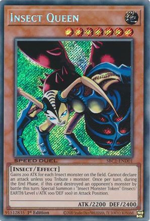 Insect Queen [SBC1-END01] Secret Rare - Yu-Gi-Oh! - Card Brawlers | Quebec | Canada |